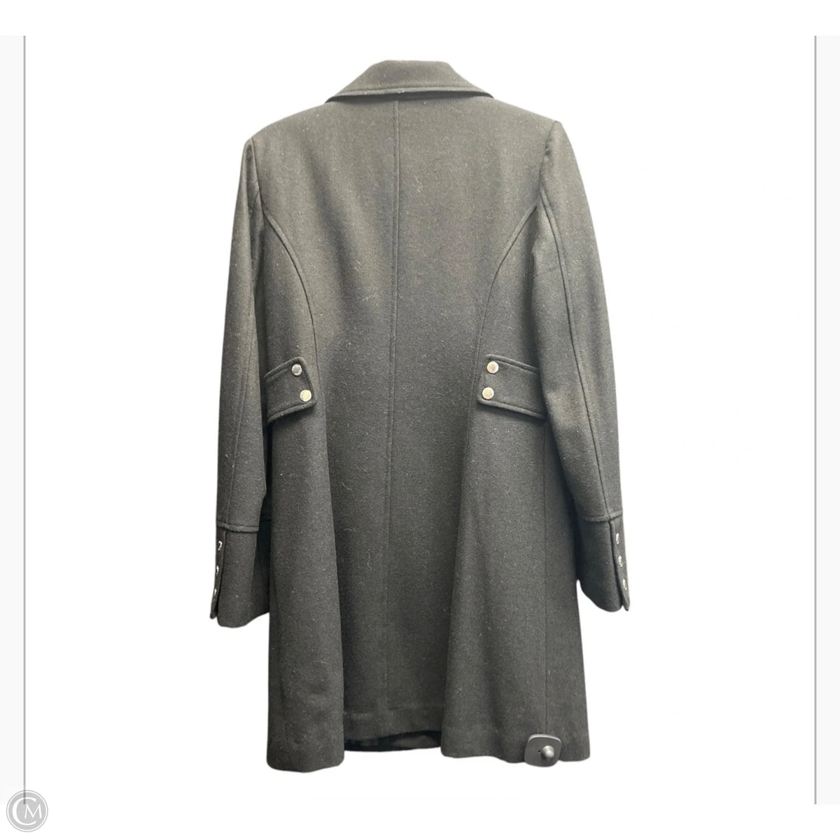 Coat Wool By Guess In Black, Size: M