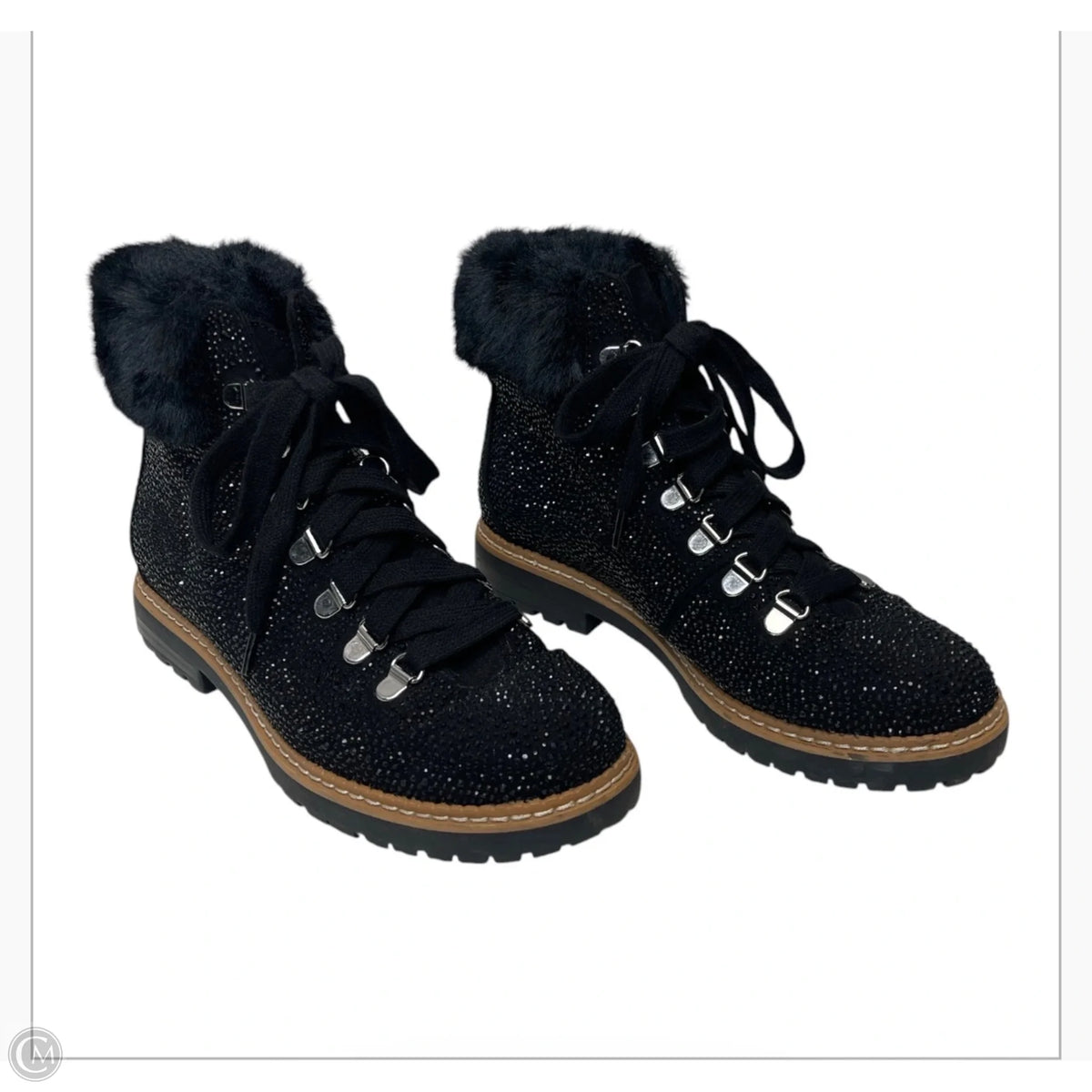 Boots Ankle Flats By Inc In Black, Size: 7.5
