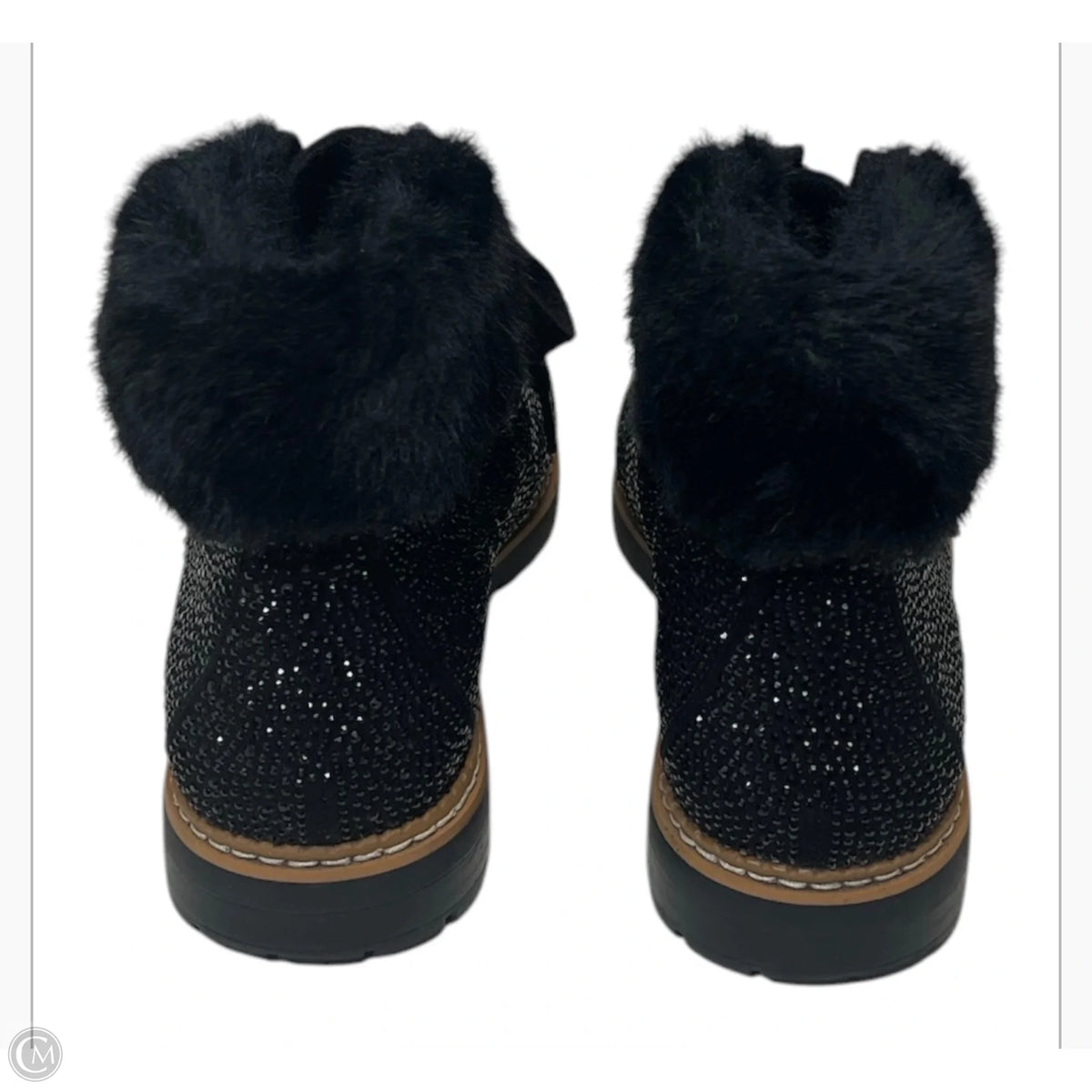 Boots Ankle Flats By Inc In Black, Size: 7.5