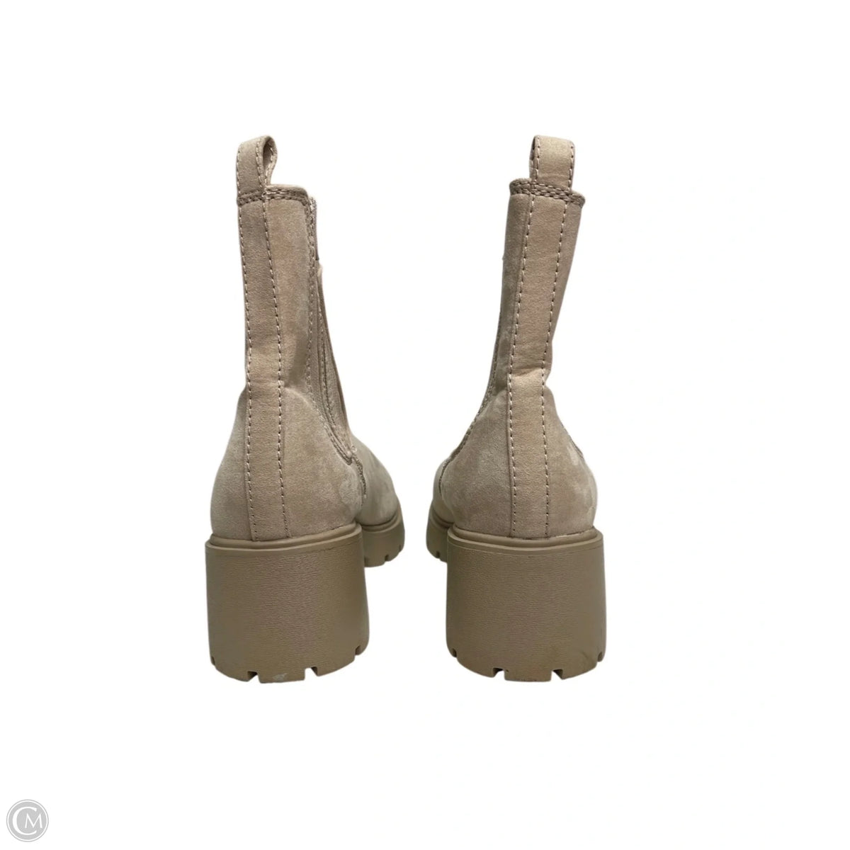 Boots Ankle Heels By No Boundaries In Beige, Size: 10