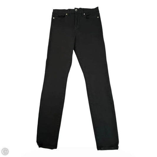 Jeans Skinny By Good American In Black Denim, Size: 14
