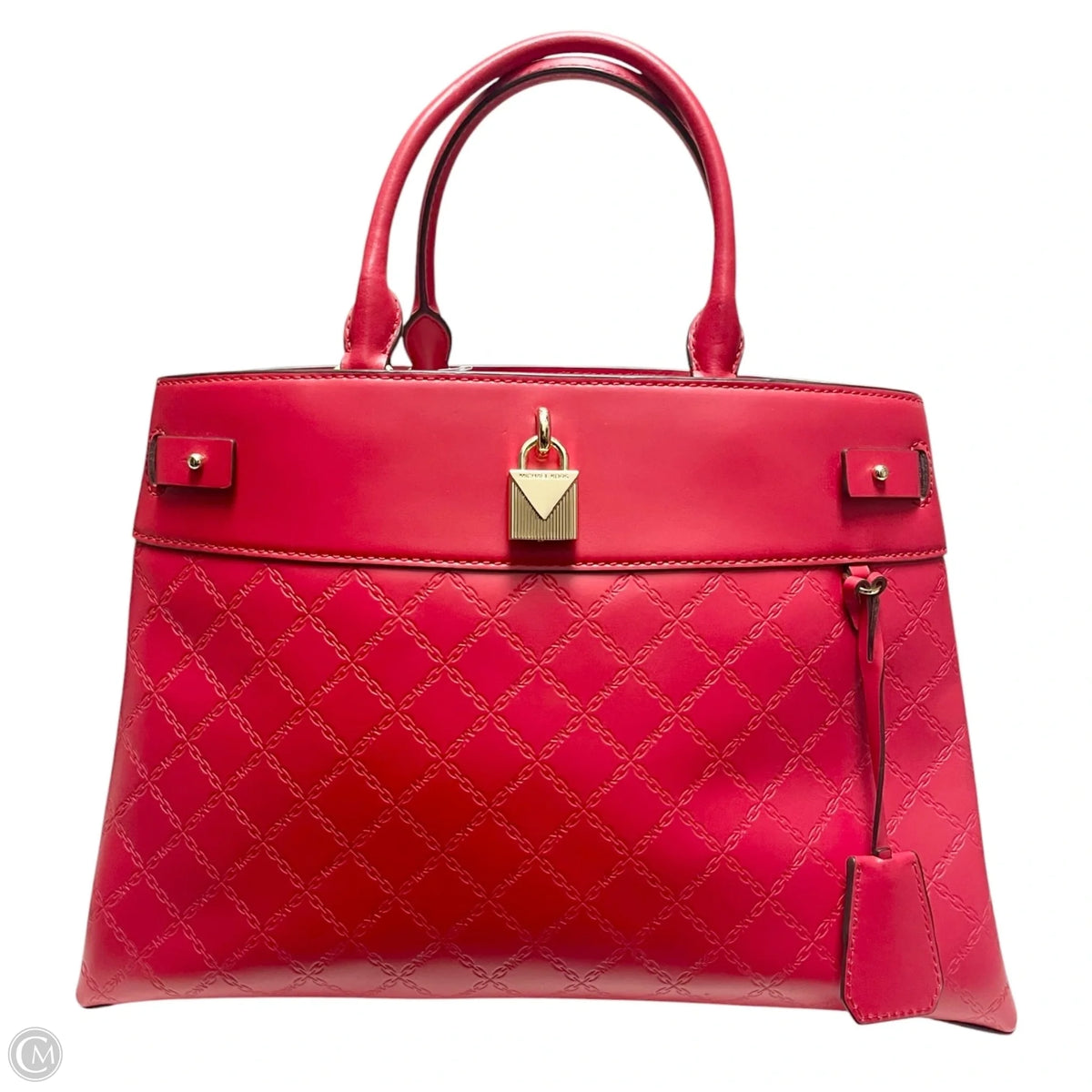 Handbag Leather By Michael By Michael Kors, Size: Medium