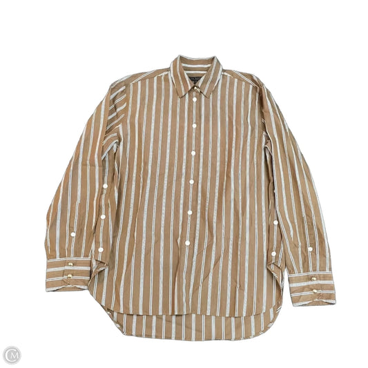 Top Long Sleeve By Rag And Bone In Striped Pattern, Size: S