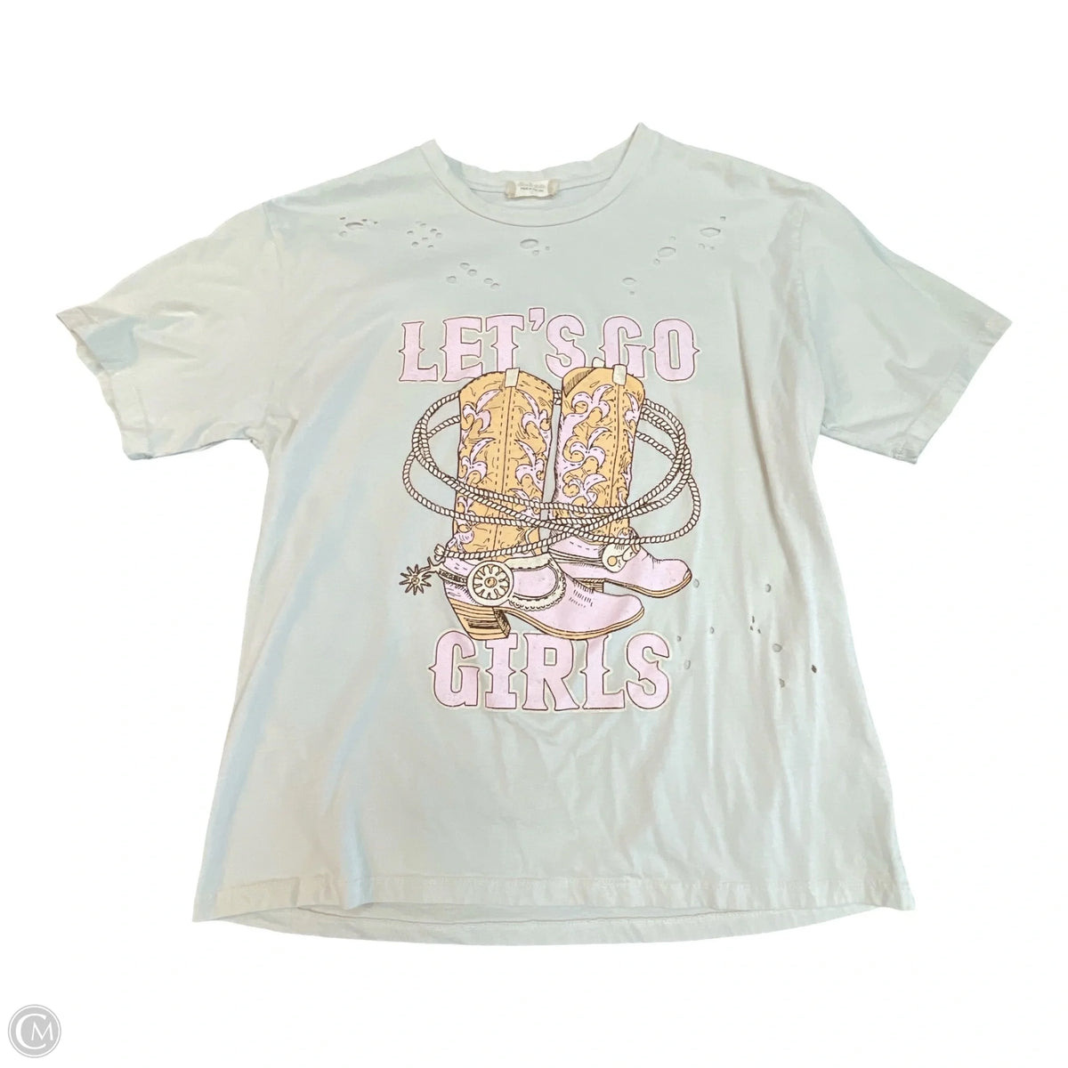 Top Short Sleeve Basic By Altard State In Beige, Size: S