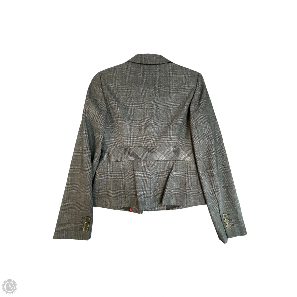 Blazer By Loft In Black & Grey, Size: 0
