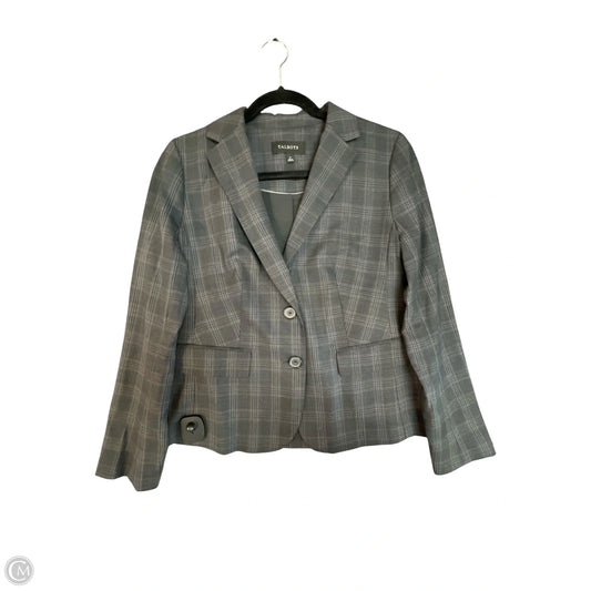 Blazer By Talbots In Plaid Pattern, Size: 4
