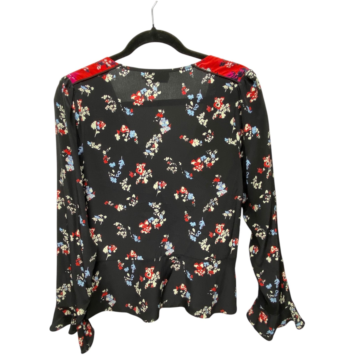 Top Long Sleeve By Tanya Taylor In Floral Print, Size: 8