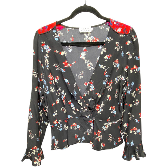 Top Long Sleeve By Tanya Taylor In Floral Print, Size: 8
