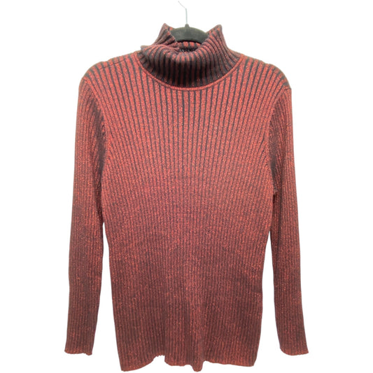 Sweater By Chicos In Red, Size: L