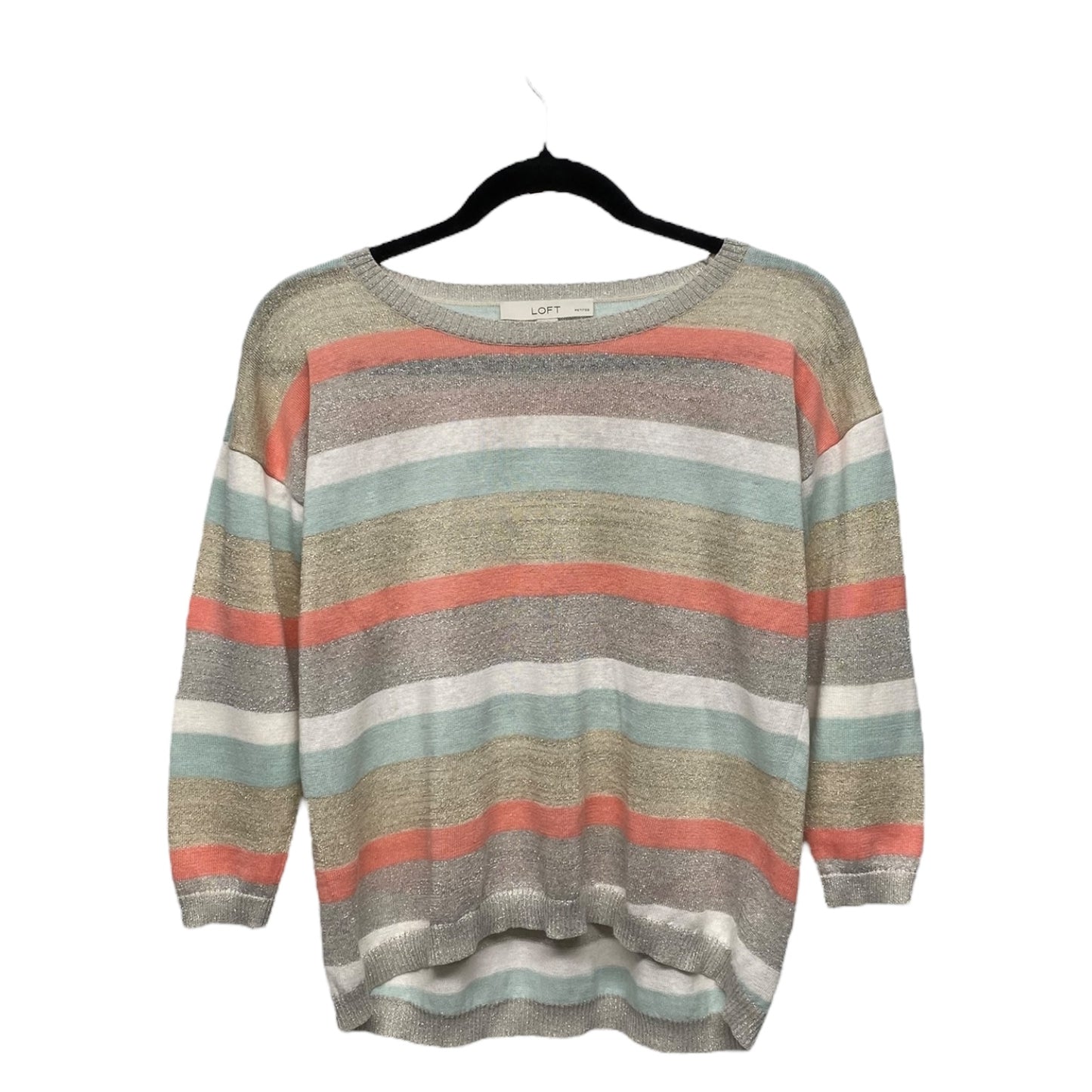 Sweater By Loft In Multi-colored, Size: Xsp