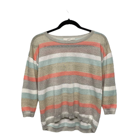 Sweater By Loft In Multi-colored, Size: Xsp