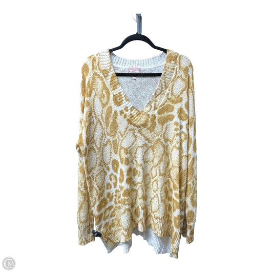 Sweater By Mumu In Animal Print, Size: S