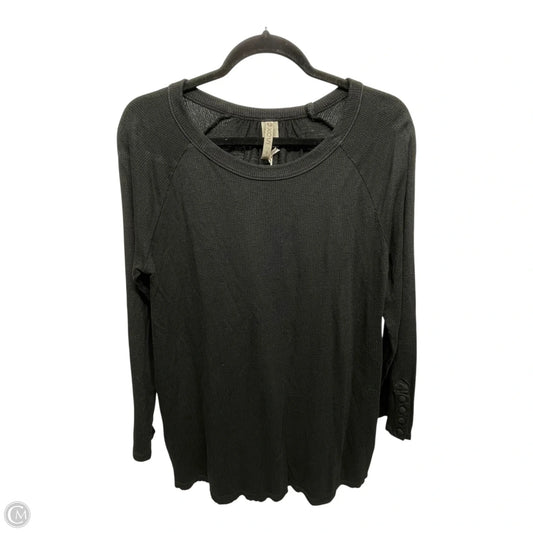 Top Long Sleeve By Xcvi In Black, Size: S