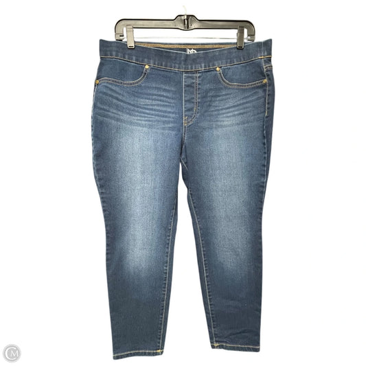 Jeans Skinny By New Directions In Blue Denim, Size: 14p