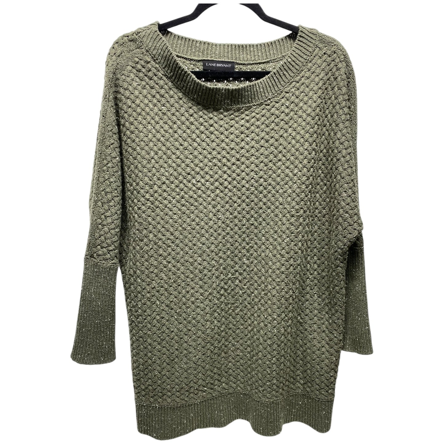 Sweater By Lane Bryant In Green, Size: Xl