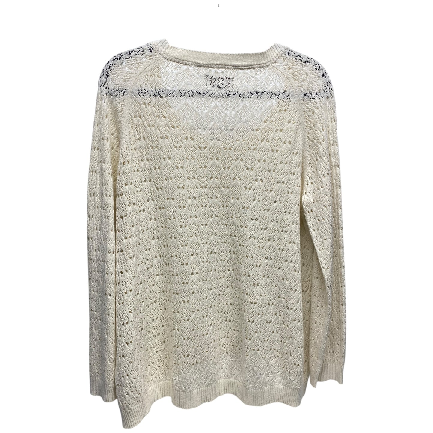 Sweater By Sonoma In White, Size: Xl