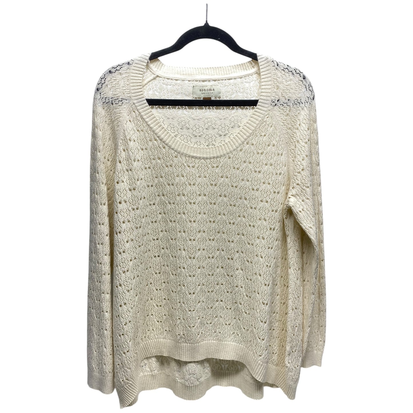 Sweater By Sonoma In White, Size: Xl