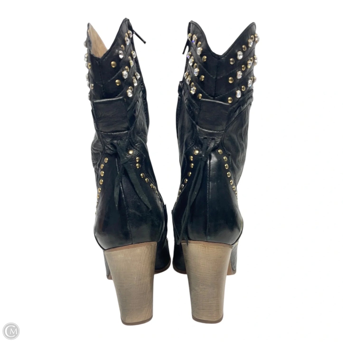 Boots Western By El Vaquero In Black, Size: 7.5