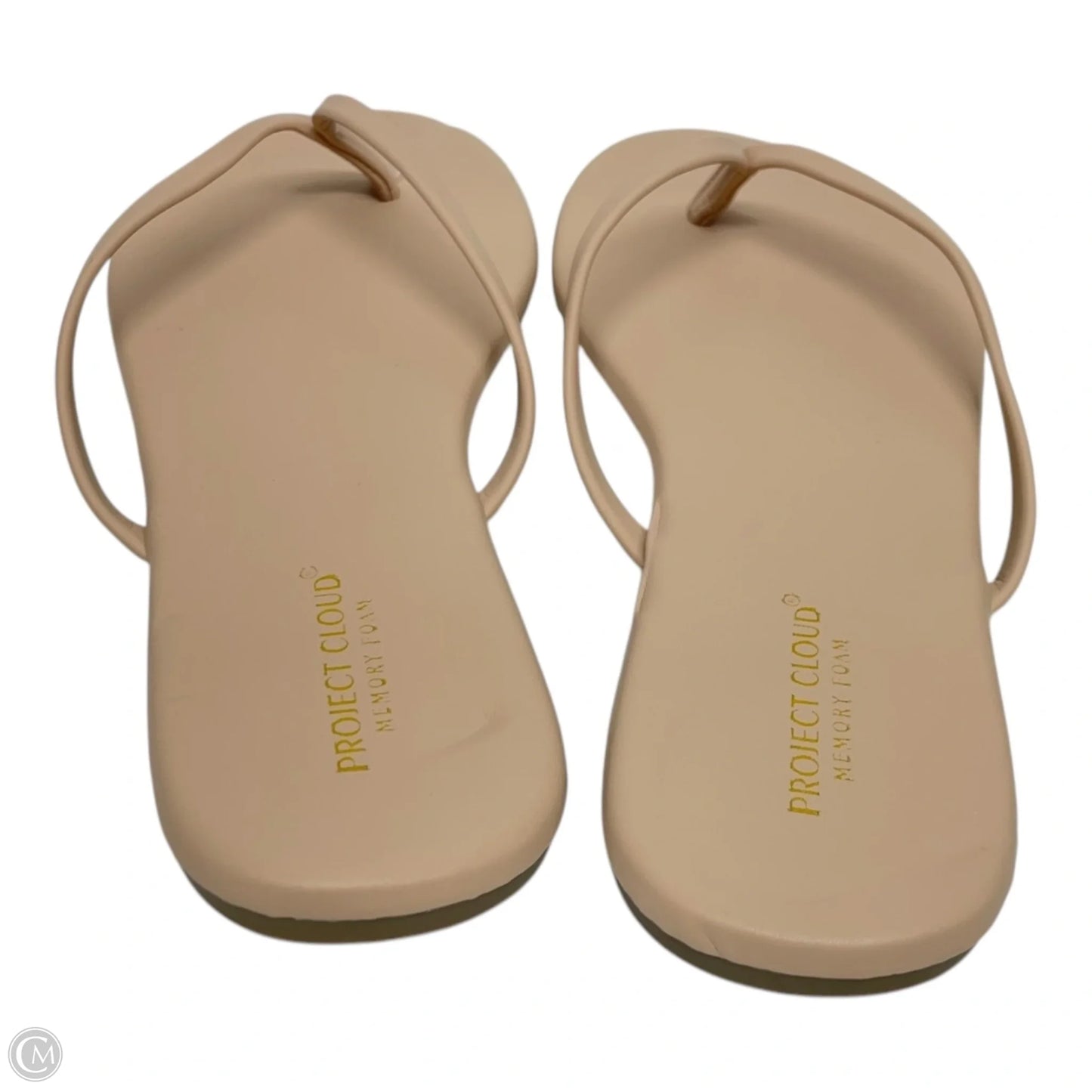 Sandals Flats By Project Cloud In Tan, Size: 8
