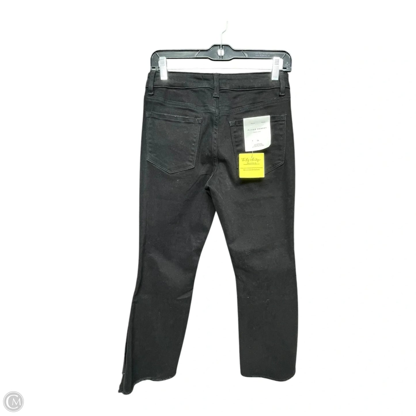 Jeans Flared By Flying Monkey In Black, Size: 2