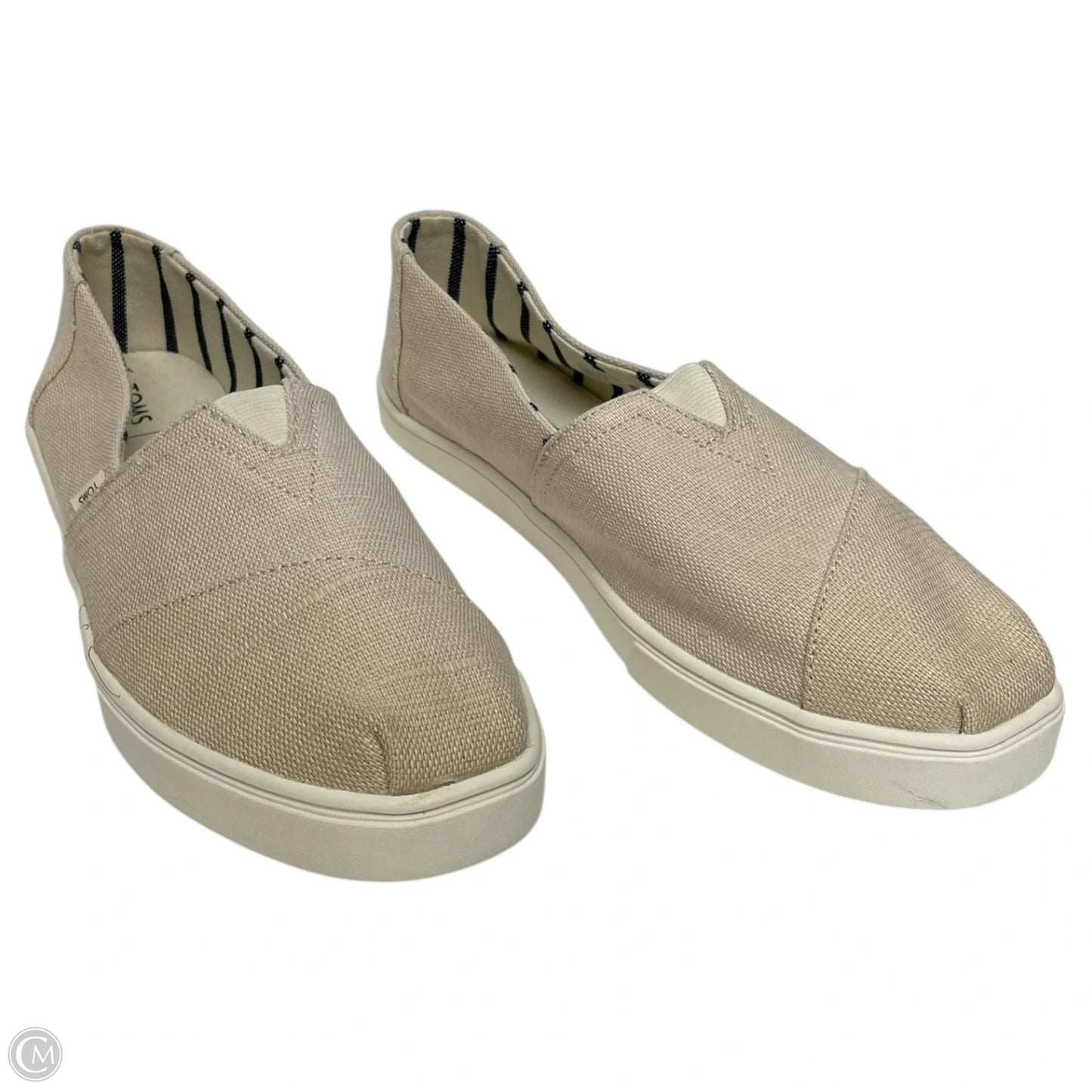 Shoes Flats By Toms In Beige, Size: 10