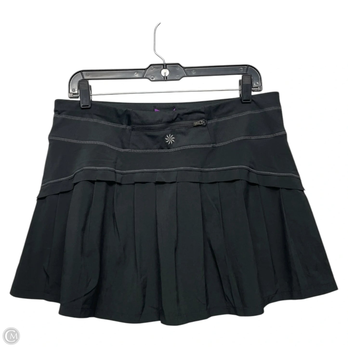 Athletic Skort By Athleta In Black, Size: M