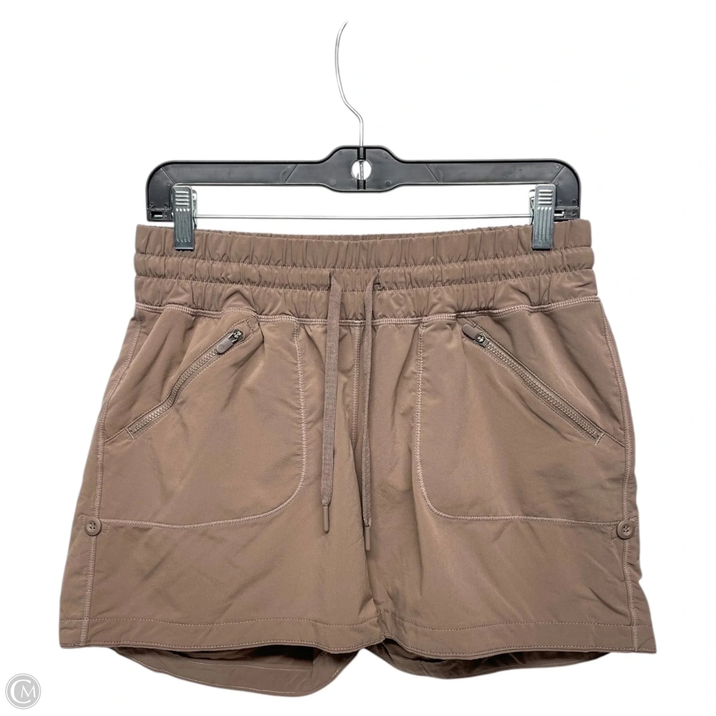 Athletic Shorts By Zella In Brown, Size: L