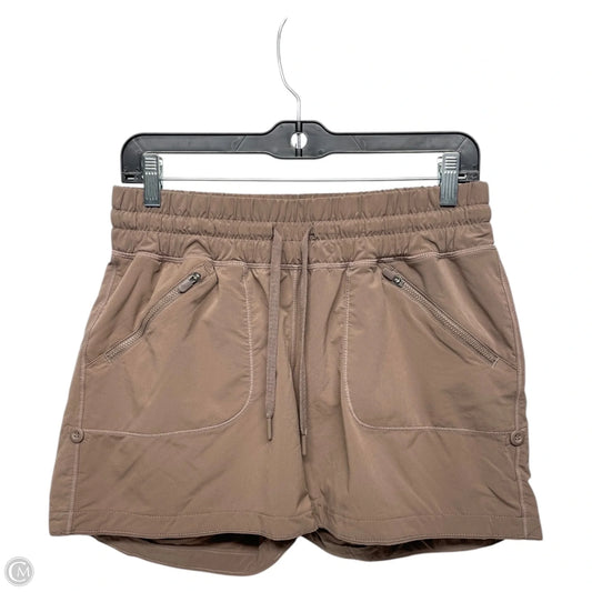 Athletic Shorts By Zella In Brown, Size: L