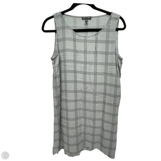 Tunic Sleeveless By Eileen Fisher In Plaid Pattern, Size: M