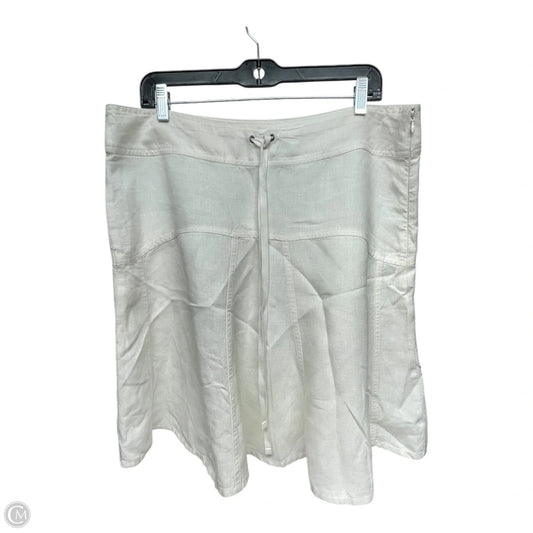 Athletic Skirt By Athleta In White, Size: 12