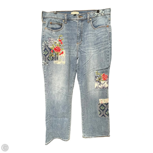 Jeans Straight By Sundance In Blue Denim, Size: 12