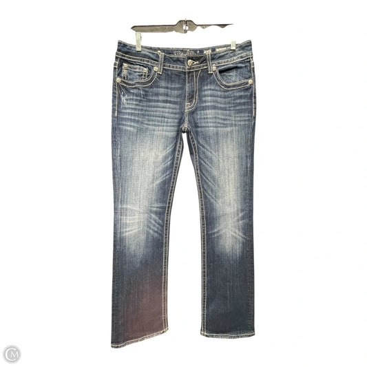 Jeans Boot Cut By Miss Me In Blue Denim, Size: 12