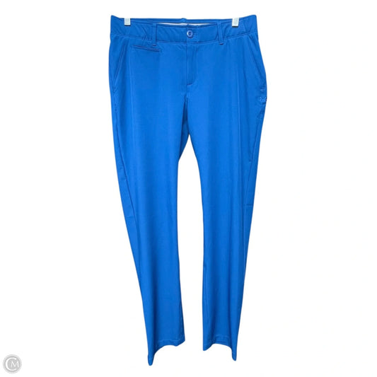 Athletic Pants By Under Armour In Blue, Size: 8