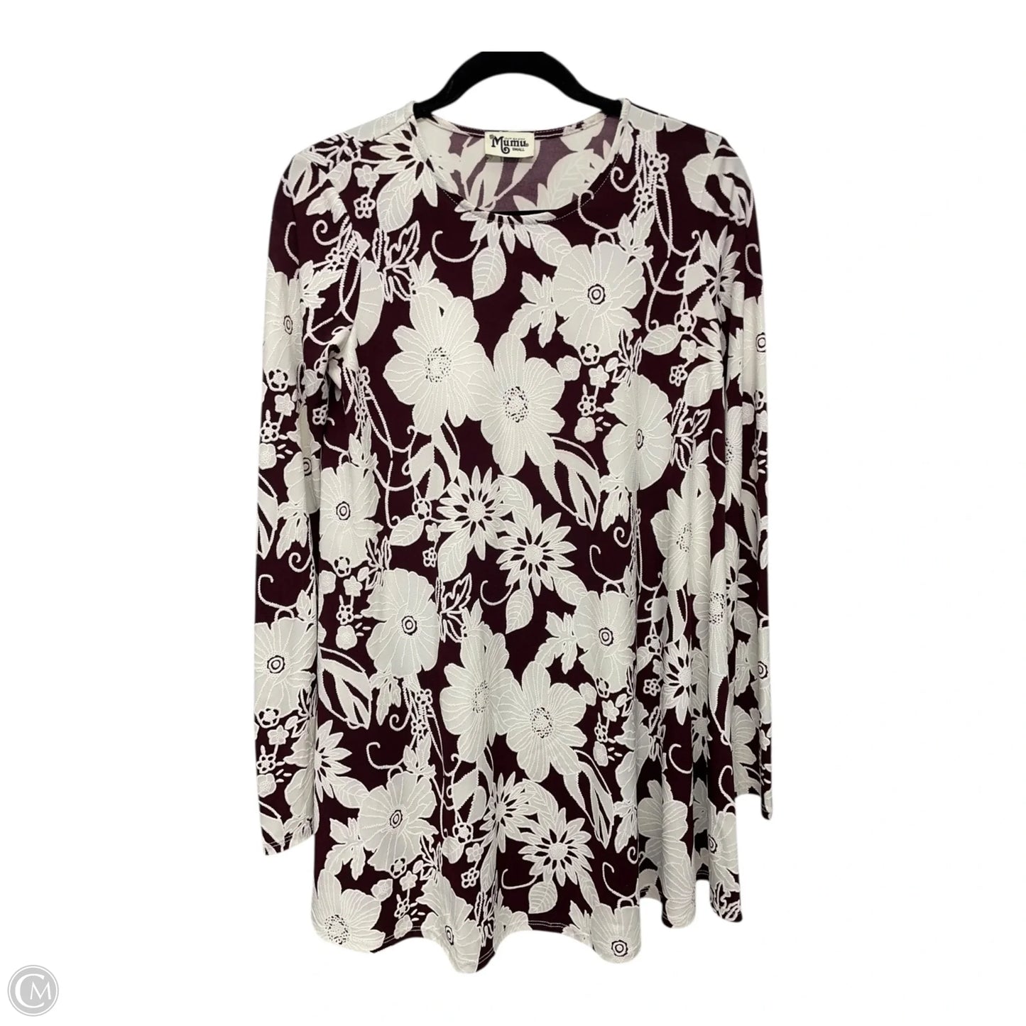 Tunic Long Sleeve By Mumu In Floral Print, Size: S