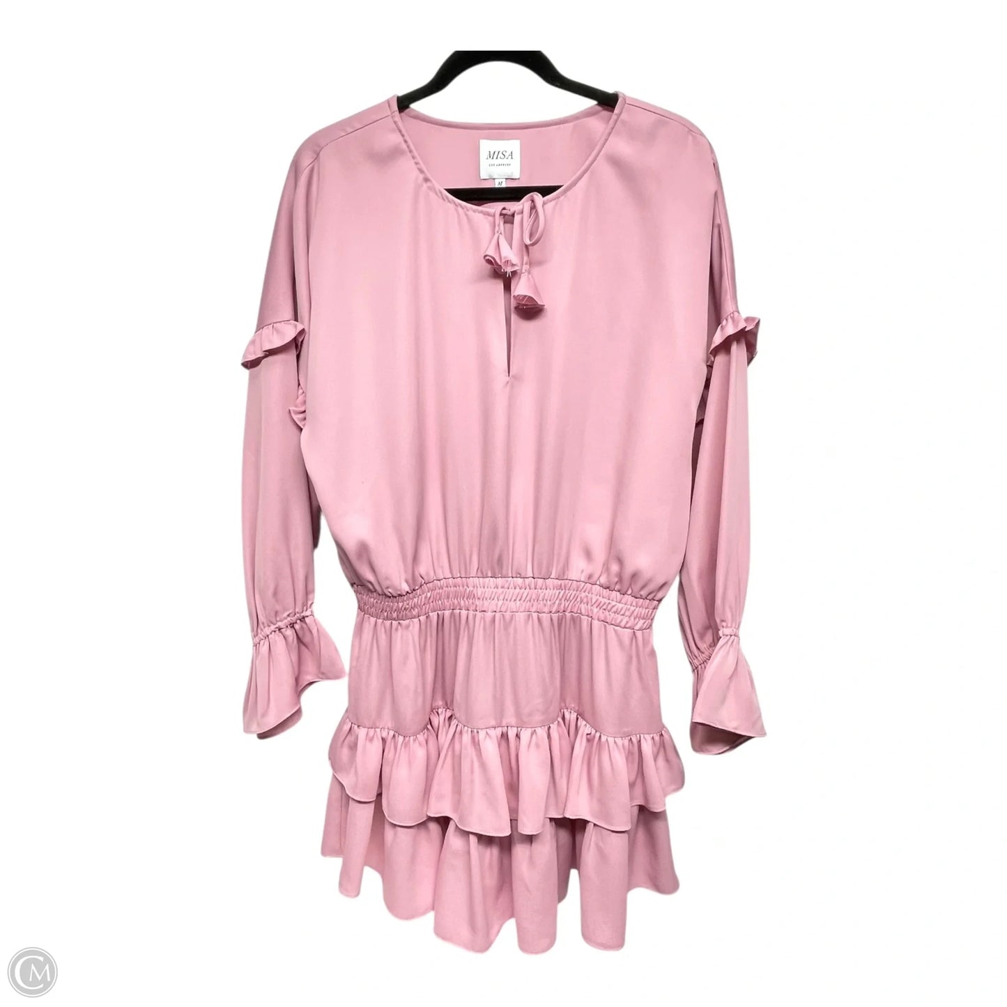 Dress Casual Short By Misa In Pink, Size: M