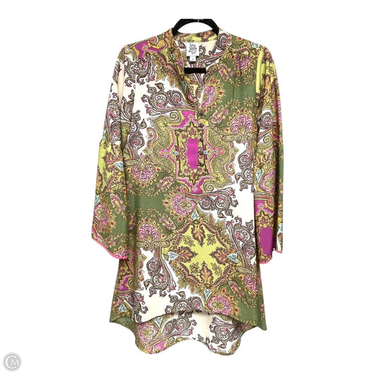 Tunic Long Sleeve By Ivy Jane In Paisley Print, Size: S