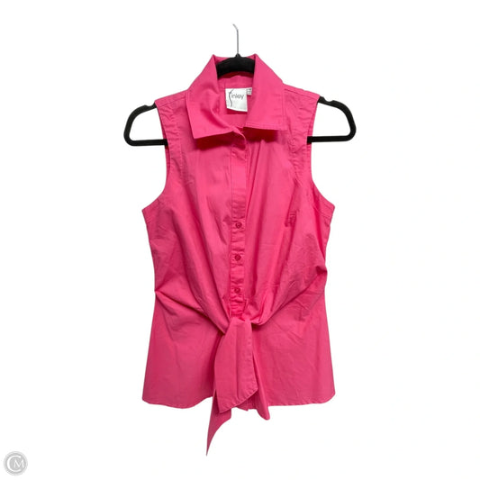 Top Sleeveless By finley In Pink, Size: S