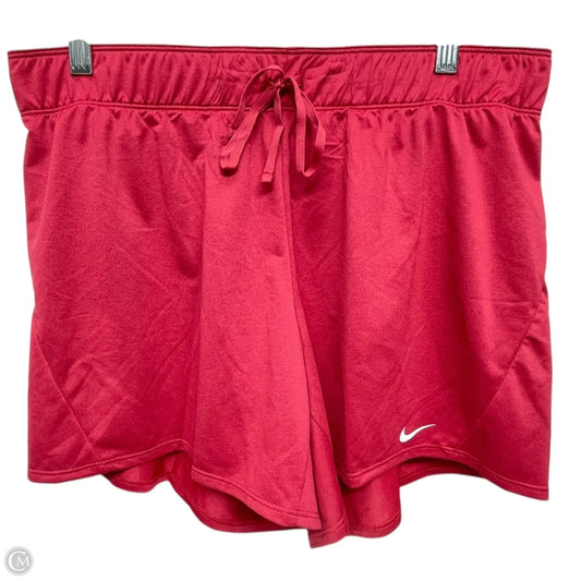 Athletic Shorts By Nike Apparel In Red, Size: M