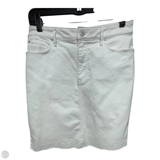 Skirt Mini & Short By Ann Taylor In White, Size: 2