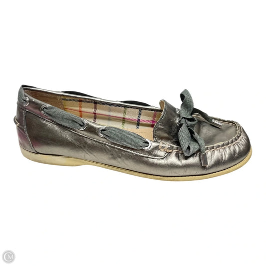 Shoes Designer By Coach In Silver, Size: 8