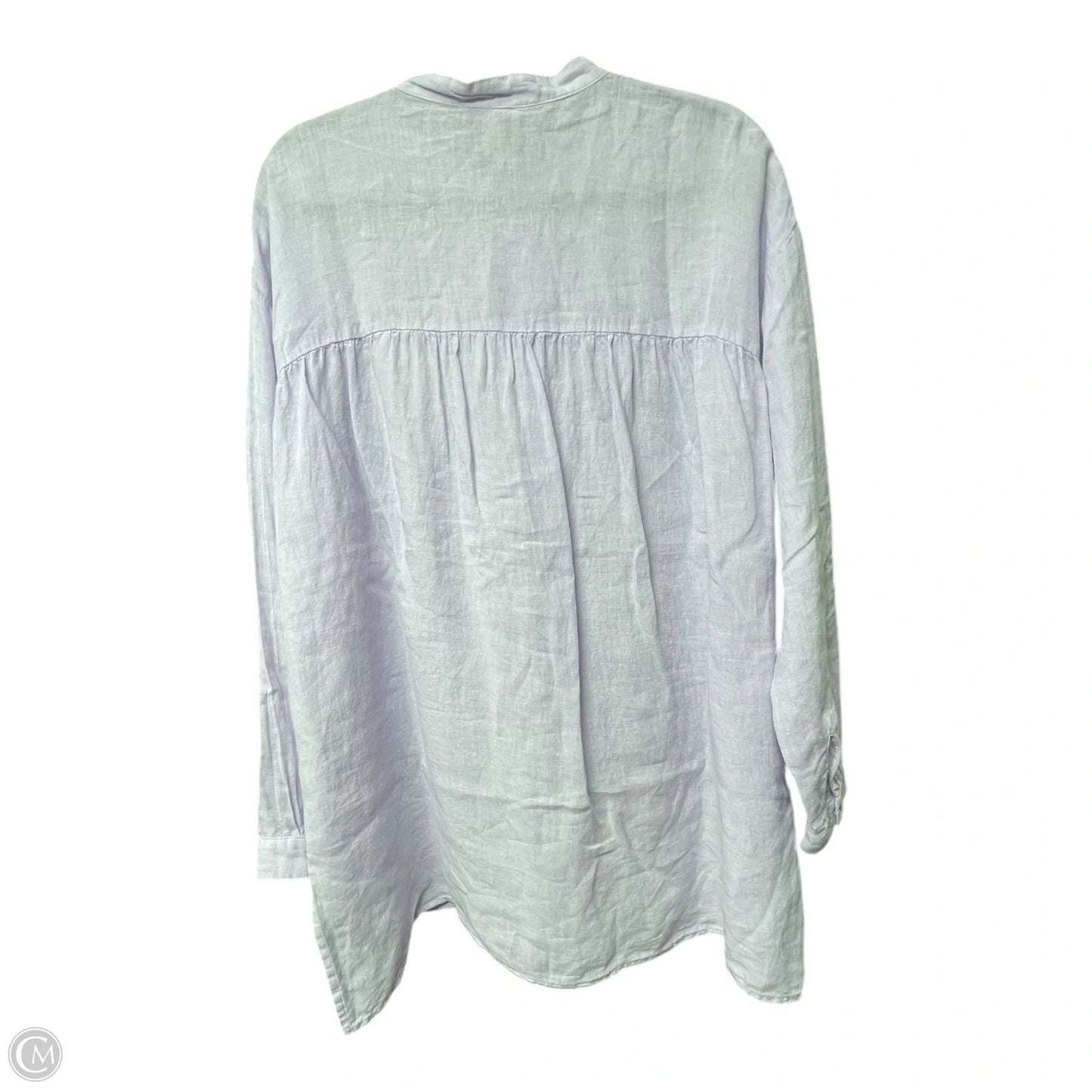 Tunic Long Sleeve By Eileen Fisher In Purple, Size: M