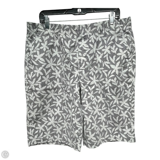 Shorts By Lands End In Black & White, Size: 16