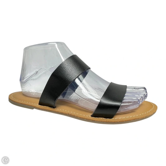 Sandals Flats By Old Navy In Black & Tan, Size: 8
