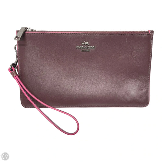 Wristlet Designer By Coach, Size: Medium