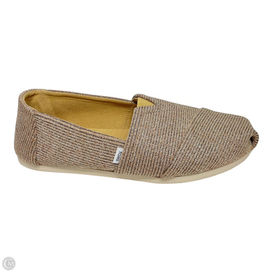 Shoes Flats By Toms In Black & Tan, Size: 7