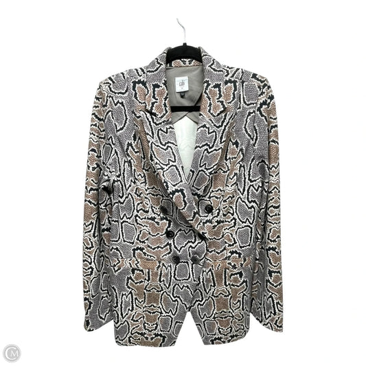Blazer By Cabi In Snakeskin Print, Size: 12