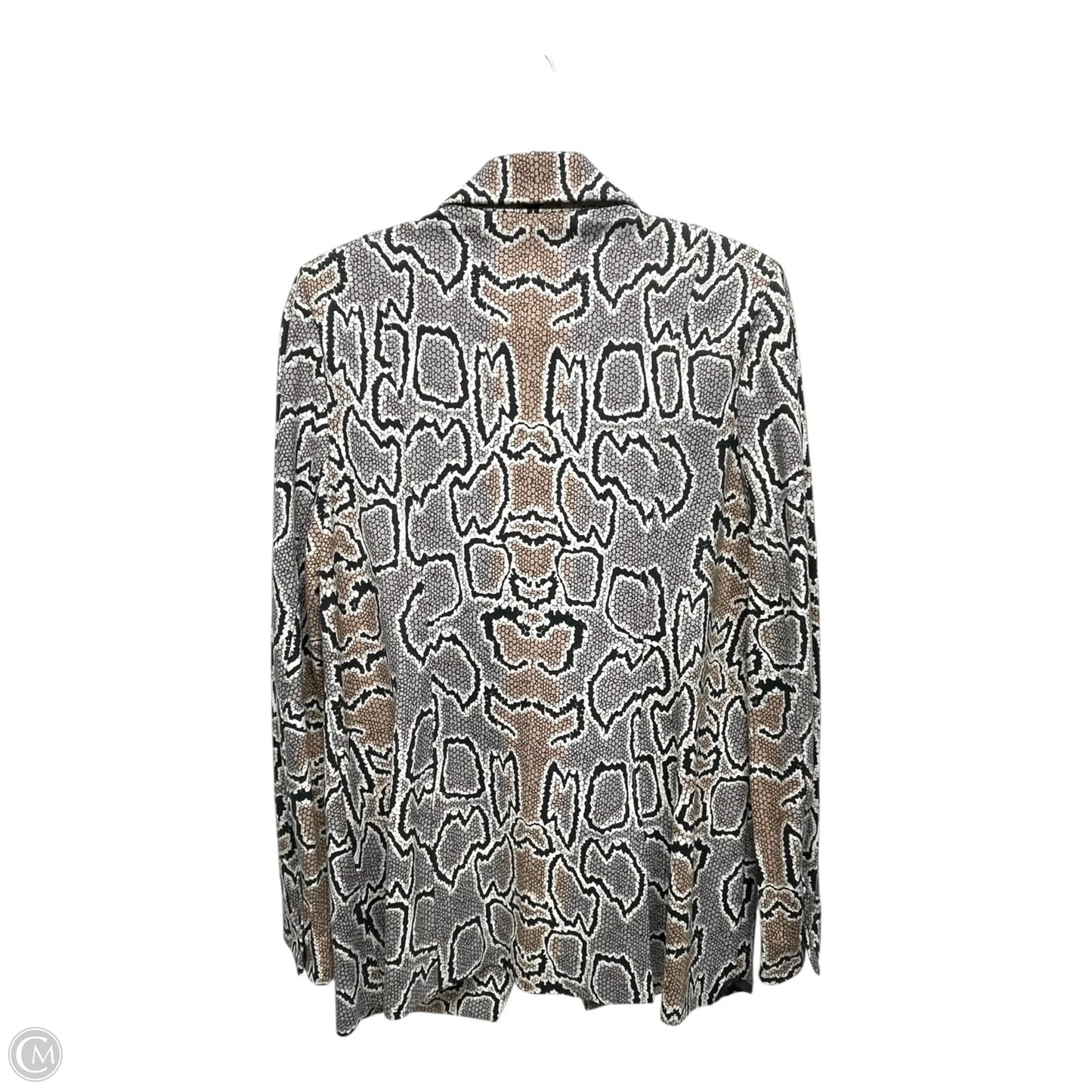 Blazer By Cabi In Snakeskin Print, Size: 12