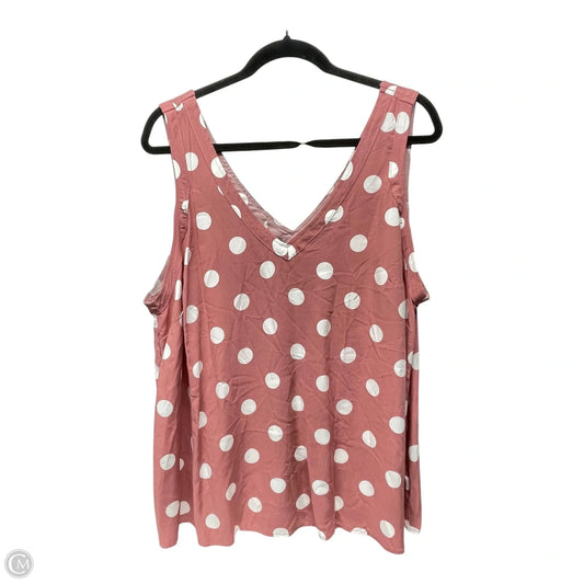 Top Sleeveless By Torrid In Polkadot Pattern, Size: 1x