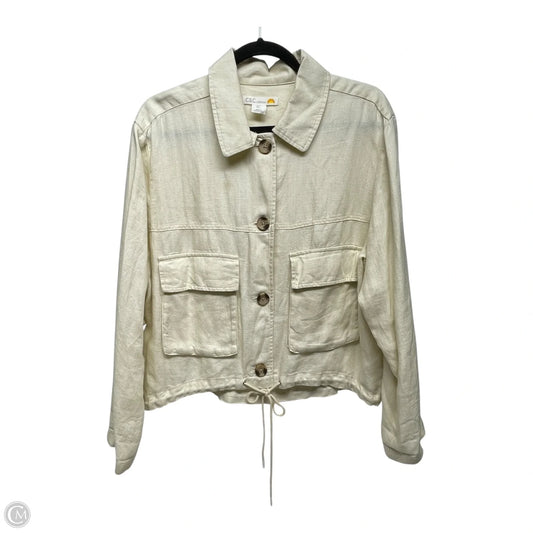 Jacket Other By C And C In Cream, Size: L