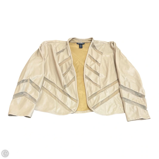 Jacket Other By Ashley Stewart In Tan, Size: 4x